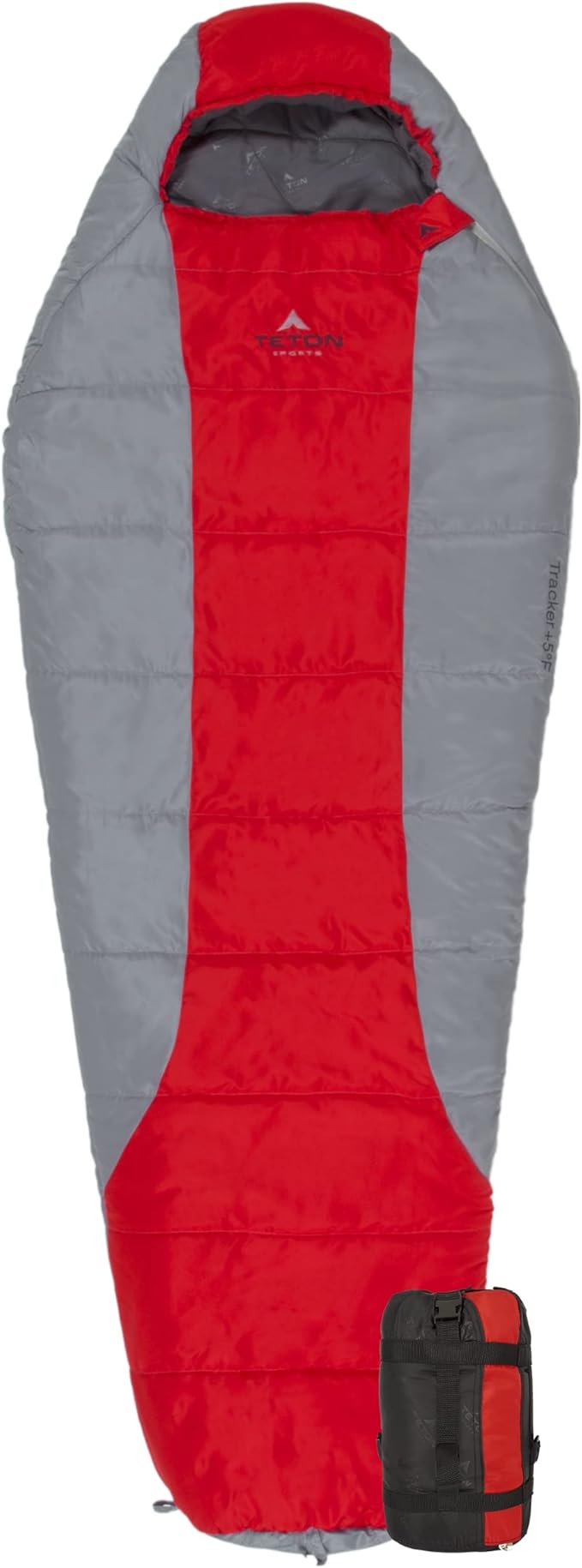 Teton 20F and 5F Degree Sleeping Bag Lightweight Warm Weather Mummy Sleeping Bags for Adults and Kids Camping Backpacking Hiking
