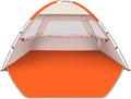 Gorich Beach Tent Sun Shelter for 3/4/6/8/10 Person with UPF 50＋ UV Protection Lightweight &amp Easy Setup Beach Shade Canopy Portable Beach Shade Tent Beach Cabana