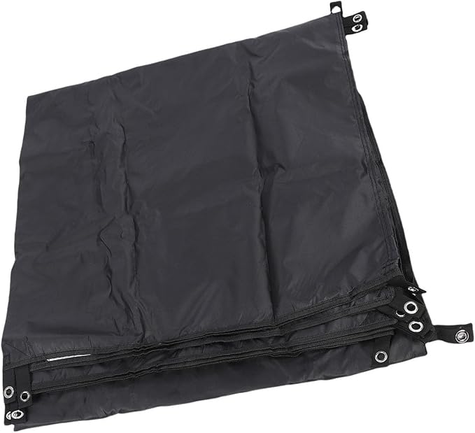 Tent Tarp Multifunctional Rain Proof Sun Proof Camping Awning with Ground Nails Wind Proof Ropes for Outdoor Activities Camping Picnics Polyester Material Lightweight Portable (S)