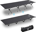 Night Cat Camping Cot Bed - Portable Folding Sleeping Cots for Adults 1-Person Outdoor Elevated Off-Ground Beds Easy Set-up Army Sleeping Bed 87x28