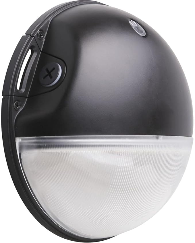 Nuvo 65/751 LED CCT Selectable Small Round Aluminum Outdoor Wall Pack Light 3000K/4000K/5000K 20W Bronze