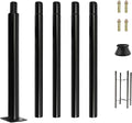 Street Light Pole 16ft Tall Split Street Lamp Post for Outdoor Street Courtyard Parking Lot Lighting Post Fixtures with Mounting Ground Cage (16FT 114+76mm)