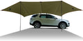 GEERTOP Large Car Side Camping Awning 19 x 11 ft SUV Canopy Tarp Waterproof Outdoor Vehicle Sun Shade Shelter for Truck MPV Van Campers
