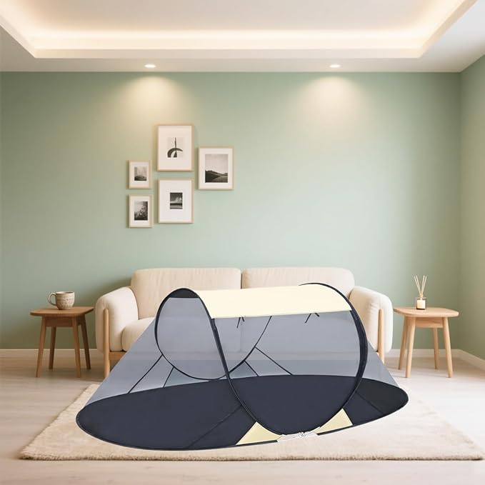 Akiky Pop Up Mosquito Tent for Camping1 Person Camping Tent with Bug Screen TentMosquito Net Foldable Portable for Adults Kids