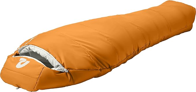 Retrospec Dream Mummy Sleeping Bag - 5 15 &amp 30°F Cold Weather Camping &amp Travel Essential Gear with Water - Resistant Shell &amp Synthetic Fill - Zippered Pocket &amp Stuff Sack