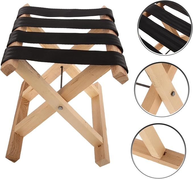 Ultralight Camping Chair Foldable Outdoor Stool Portable Folding Stool for Adults Beach BBQ