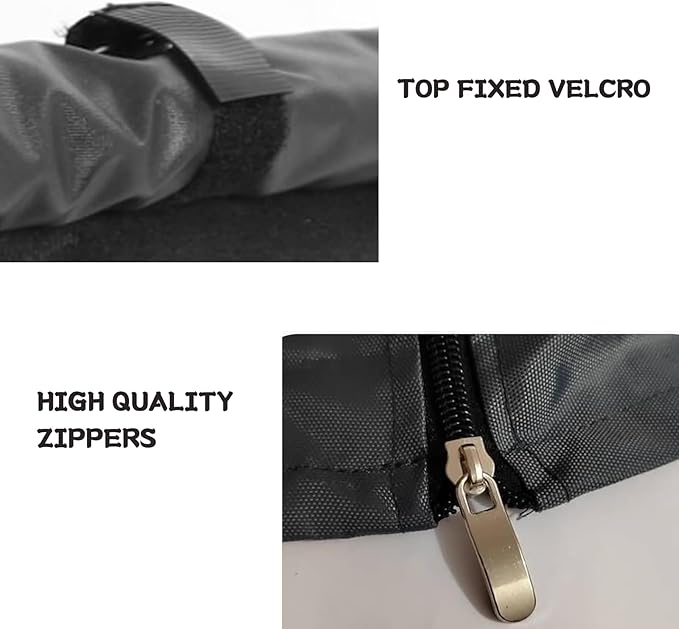 Waterproof Outdoor Storage Rack Shelf Cover 900D Oxford Cloth Thick Heavy Duty Dustproof Storage Wire Rack Covers with Zipper for Metal Shelving (Black 36 W x 18 D x 72 H)