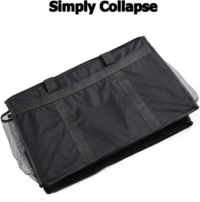 cherrboll Insulated Food Delivery Bag with Side Pockets Thick Insulation Commercial Thermal Carrier for Restaurant Catering or Food Transport - 23 x 14 x 15