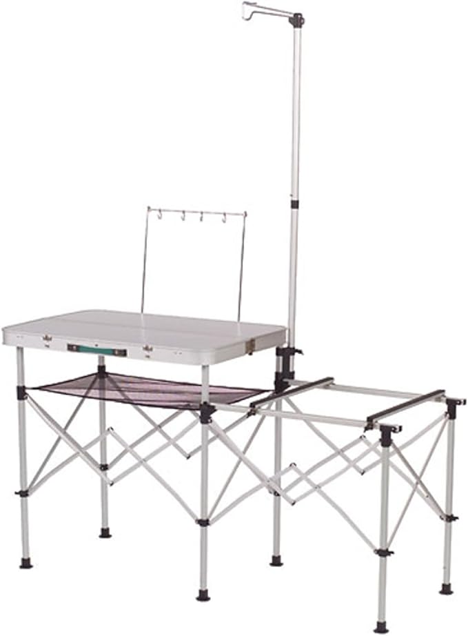 Coleman Pack-Away Portable Camp Kitchen Outdoor Folding Kitchen with Food Prep Area Great for Camping Tailgating Grilling &amp More