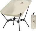 CAMEL CROWN Folding Camping Chair Lightweight Portable Compact Lawn Chair with Side Pocket for Outdoor Travel Beach Picnic Hiking Backpacking Khaki