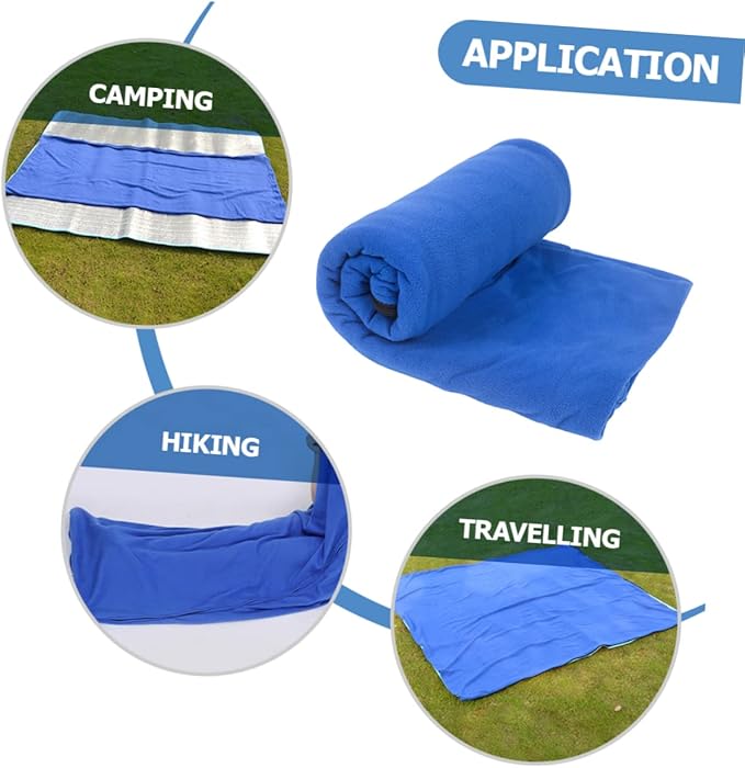 POPETPOP Double Sided Picnic Rest Blanket Breathable Winter Camping Blanket Portable and Moisture Outdoor Accessory for Family Fun and Comfort The Go