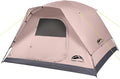 Happy Travel Camping Tent 4/6 Person Dome Tents for Camping with Rainfly Waterproof Clip Easy Setup Portable Family Tent with Mesh Windows 20% More Headroom Backpacking Tents for Camping &amp Hiki