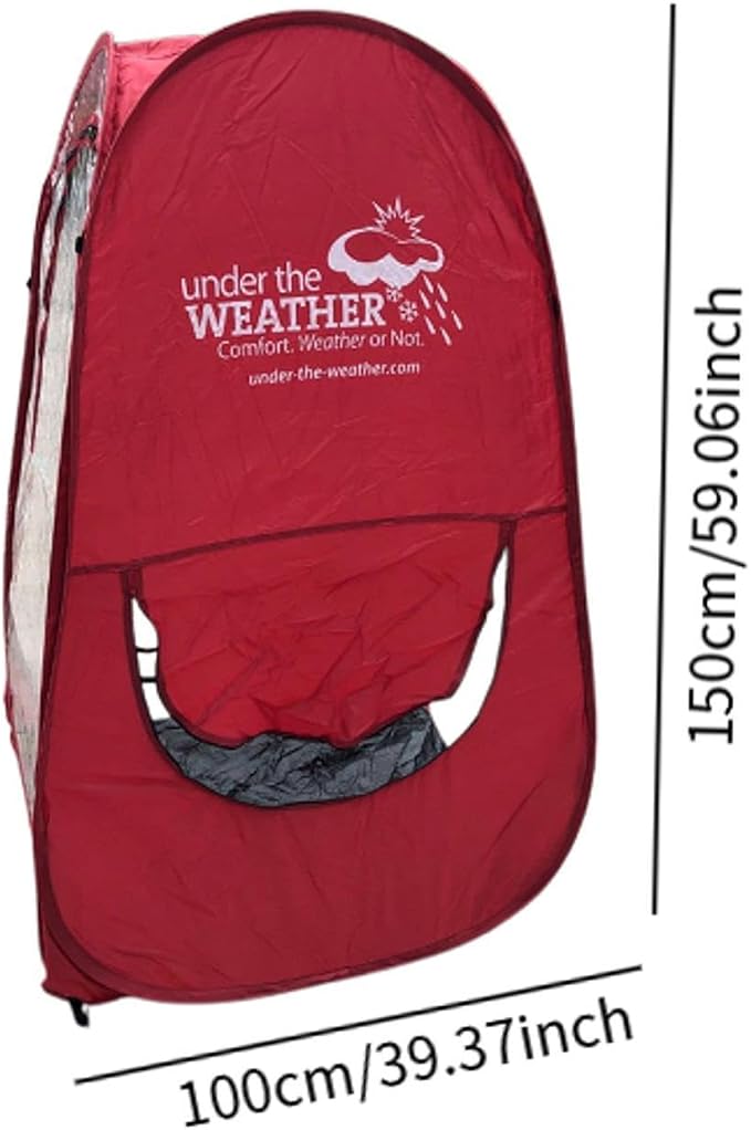 Sports Tent Fishing Pod Professional Convenient Ventilated up Pod Sports Pod for Trekking Sports Events Mountaineering Red