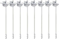 Ground Anchors Screw In - 24 Set of 468 with Brackets and Drill Bit - Earth Anchors - Mobile Home Anchors - Storage Shed Anchor Kit - Swing Set Anchors for Metal Swing Set - Playset Anchors - Ties