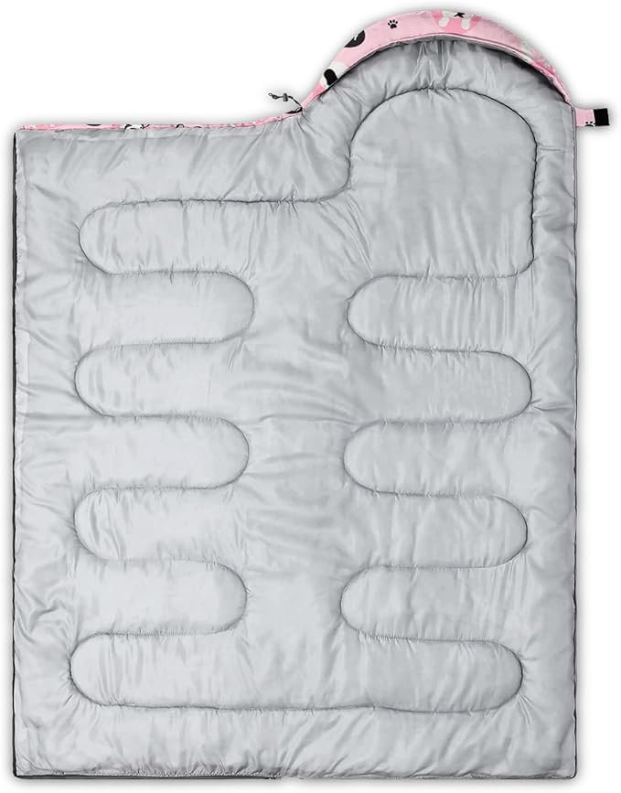 AILONEN Cartoon Camping Sleeping Bag for Boys Girls AdultsLightweight &amp Waterproof3 Season Warm &amp Cold WeatherPortablePrinted Sleeping BagTravelingCampingHiking