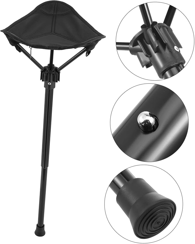 BESPORTBLE Folding Stool Chair Easy to Carry Outdoor Chair for Hiking Concert Backpacking