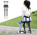 Outdoor Camping Chair Invisible Wearable Seat Telescopic Wearable ChairWearable Invisible Seat Portable Leg Ergonomics Lightweight SeatSeatBear Up to 150kg