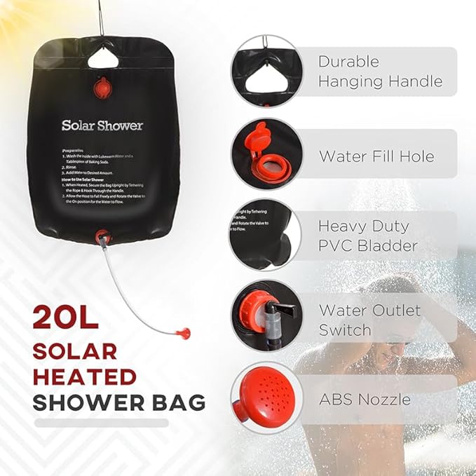 Outsunny Shower Tent Pop Up Privacy Shelter for Camping Dressing Changing Room Portable Instant Outdoor Shower Tent Enclosure w/ 2 Rooms Shower Bag Floor and Carrying Bag Blue