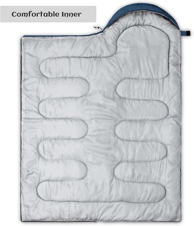 Sleeping Bags for Adults Youth Kids3D Printing Camping Sleeping Bag for Girls Boys Lightweight Waterproof Cold/Warm Weather Sleeping Bag for 3 Seasons