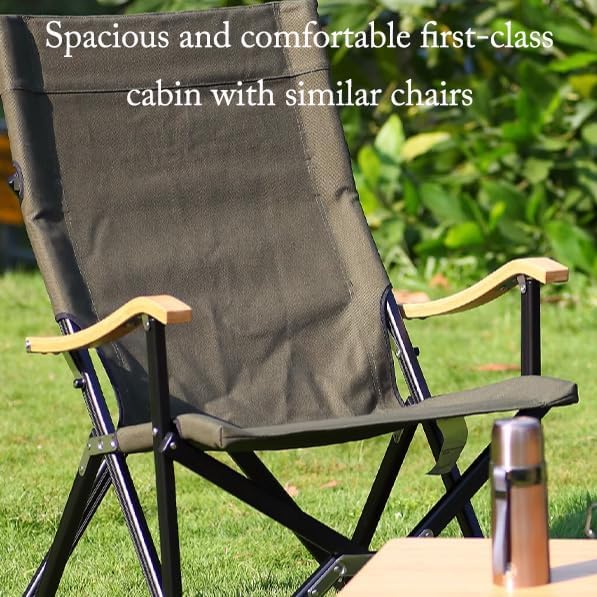 Home Leisure Chair Outdoor Picnic Portable Folding Lounge Chair Beach Fishing Camping Folding Chair Spacious and Comfortable Lightweight