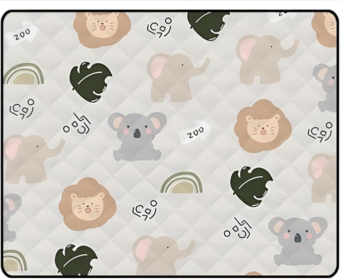 lilaBelle] Thick Picnic Mat【Waterproof Camping Blanket】 Oxford Cloth with PVC Backing Portable Outdoor Cover for BBQ Spring Outing Festival Beach Party Essentials Style D