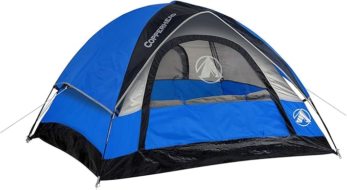 GIGATENT 6′ X 5′ 1-2 Person 3 Season Dome Tent Waterproof &amp UV Resistant Fabric Carry Bag Included