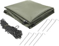 Toyvian 1Set Sunshade Camping Tarp UV Protection Canopy for Outdoor Activities Green Tent for People for Picnics and Camping