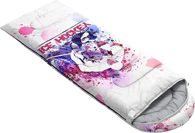QOOMO Camping Sleeping Bags3 Season Warm &amp Cool WeatherLightweightWaterproof Sleeping Bags for Adults &amp KidsTravelingand OutdoorsCamping Gear Equipment