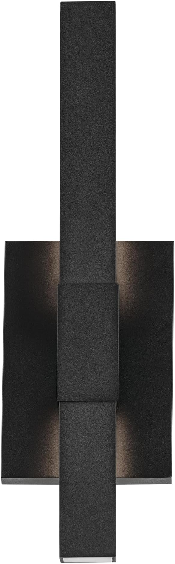 Kichler Nocar LED Textured Black Modern Garage or Patio Outdoor Wall Light for Outdoor Walls Exterior Doors Garage Porch or Patio Walls 16