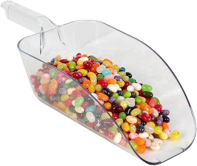 Betolla (2 Pack) 64 oz Polycarbonate Utility Scoops – Heavy-Duty Shatter-Resistant Scoops for Ice Dry Goods Candies Spices Popcorn Flour &amp More