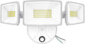 Onforu 70W LED Dusk to Dawn Flood Lights 7000LM White Exterior Security Outdoor LightingIP65 Waterproof Outdoor 3 Adjustable Heads Photocell Light Fixture6500K Floodlight for GaragePatioYard