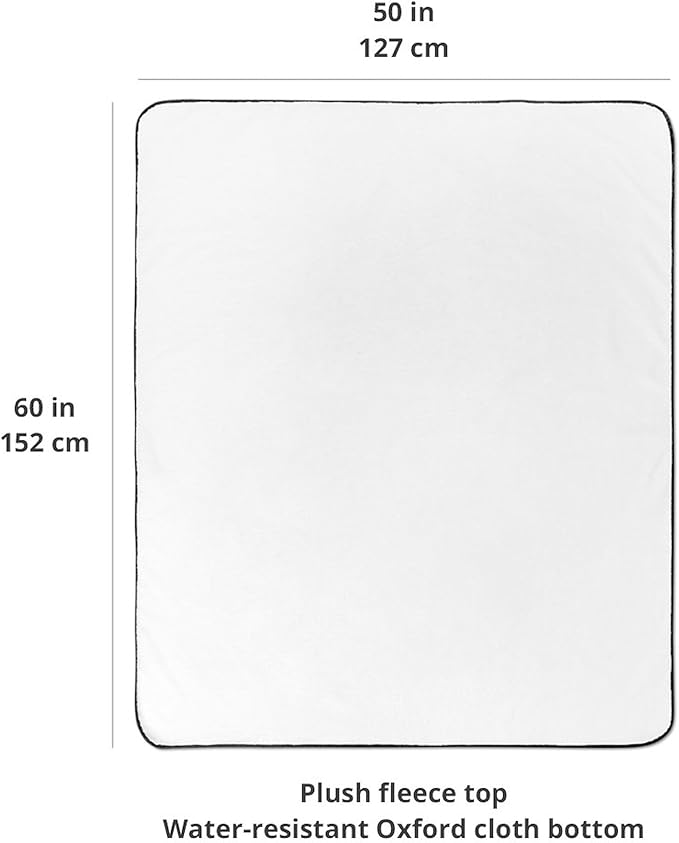 CafePress Bee Kind 50 x 60 Water-Resistant Outdoor Blanket