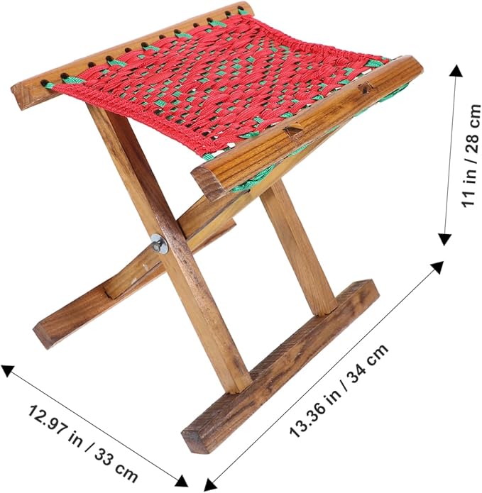 Outdoor Portable Folding Stool for Camping Fishing and Beach Lightweight Compact and Stable Design for and Use Anytime