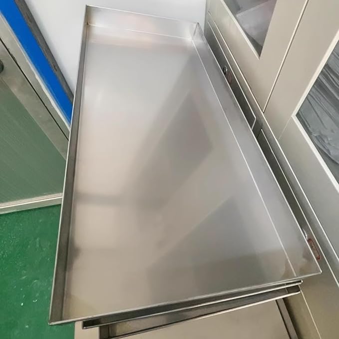 Heavy Duty 304 Stainless Steel Washer Drip Tray for Air Conditioner Drain Pan HVAC Systems Multi-Purpose Water Protection AC Water Catcher (120x60cm/47x24in)