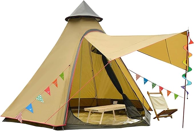 12'x10'x8'Dome Camping Tent 5-6 Person 4 Season Double Layers Waterproof Anti-UV Windproof Tents Family Outdoor Camping Tent | Double Layers Waterproof Anti-UV Windproof Family Outdoor