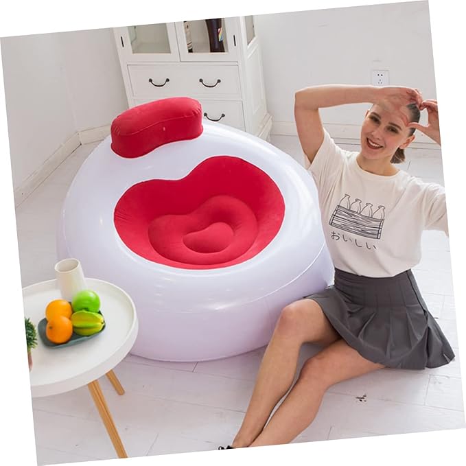 Inflatable Lounge Chair Reclining Camping Oversized Lawn Chair for Outdoor Travel Festivals