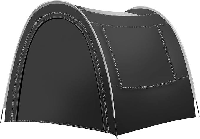 Tunnel &amp Camping Tent 82x71x65 in 2/3/4 Person Three-Layer Design with Mesh/PVC/Oxford Fabric Glamping Tent Weatherproof/Sunshade Portable Tents for Outdoor Easy Setup