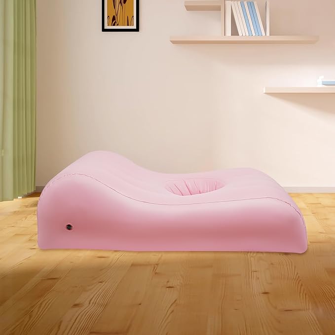Inflatable BBL Mattress Bed with Hole Supplies Recovery Kit BBL Blow Up Mattress Inflatable Couch Inflation Pump Waterproof Air Mattress Medical Sofa Chair Inflatable Mattress