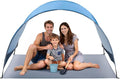 VEVOR Beach Tent Sun Shelter for 3 Person UPF 50+ Portable Sun Shade Beach with Carrying Bag &amp Ground Stakes Lightweight and Easy Setup Beach Umbrella for Camping Fishing Outdoor Picnic