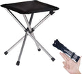 Portable Stool 13.8 Inch High &amp 1.32 lbs Small Folding Chair Telescopic Compact Foldable Stool with Carry Bag for Camping Hiking Outdoor Concert