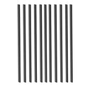 50 Pack Deck Balusters 36 Inch Rectangle Deck Railing Balusters with End Caps &amp Stainless Screws Outdoor Face Mount Metal Spindles for Porch Stair