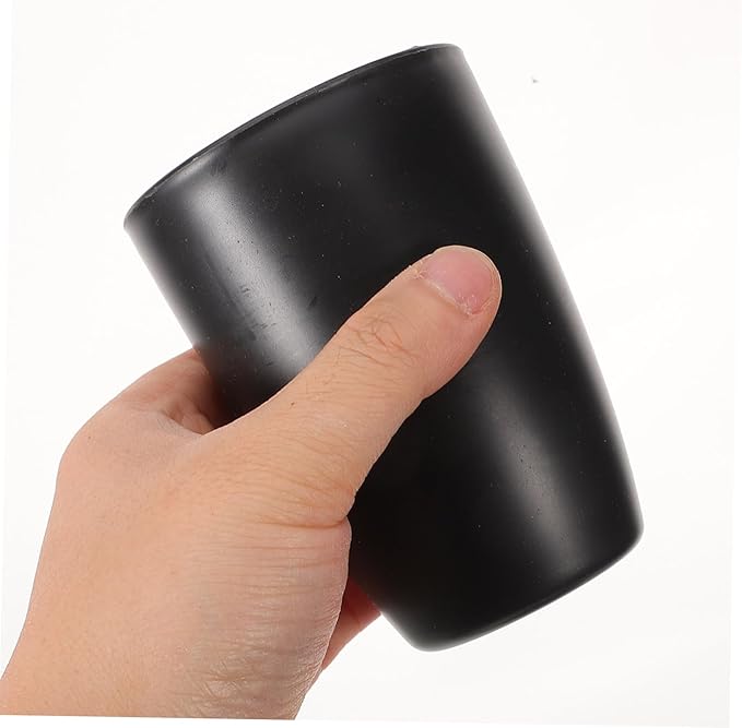 Alipis 28-Piece Black Dinnerware Set Portable Camping Cutlery with Bowls Plates Cups and Utensils Travel Tableware for Picnics and Outdoor Use