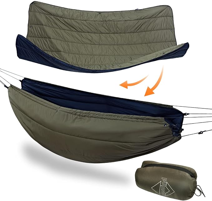 onewind Double Hammock Underquilt Warm Insulation Ultralight 3-4 Season Camping Quilt Portable for Hiking Backpacking