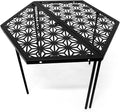 S'more Iron Outdoor Camping Table Combination Picnic Table with Carry Bag Portable Splicing Beach Table for Camping Picnic Travel RV BBQ Hiking Beach 2-Pack