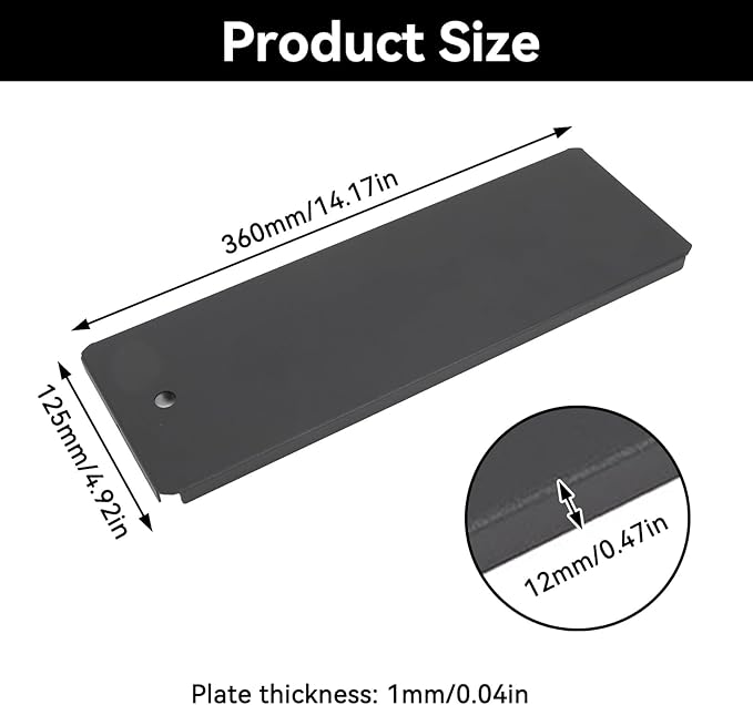 Folding Camping Table 0.5 Unit IGT Board Accessories Aluminum Alloy Outdoor Cook System Portable Picnic Table with Carry Bag for Backyard BBQ (Flat Tabletop)