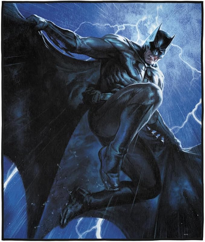 LOGOVISION Batman Leaping Down Outdoor Blanket for Picnic Beach Camping Park Tailgate 50x60