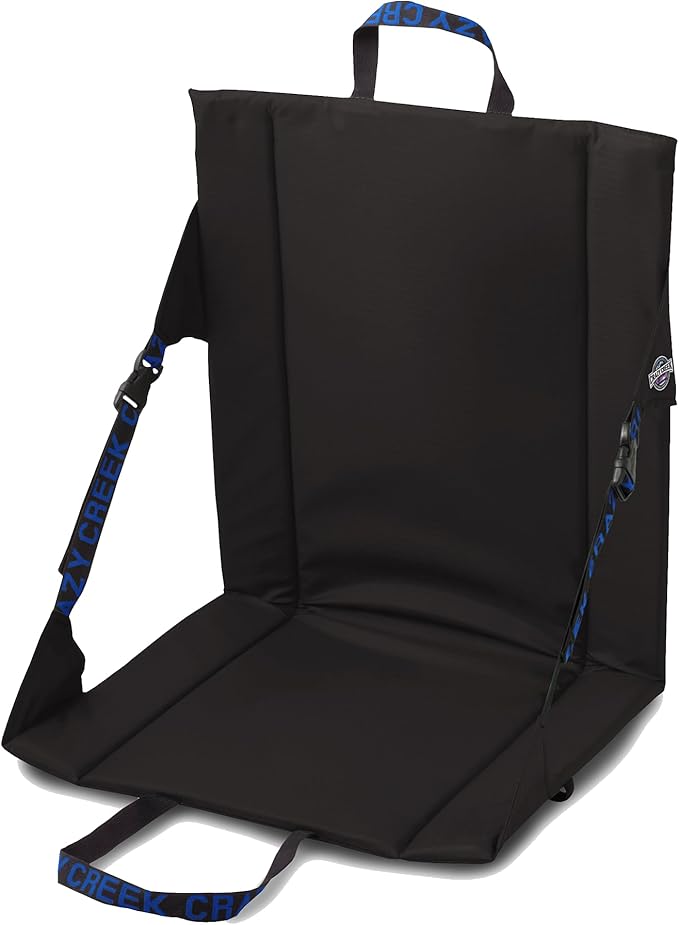 Crazy Creek Original LongBack Chair Portable Chair for Camping and Stadiums High Density Foam Cushion Comfortable and Adjustable Back Support Lightweight and Foldable Water-Resistant