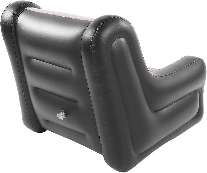 Air Mattress Inflatable Sofa Chair with Armrest for Adults Flodable Blow Up Couch Lounger Portable Air Sofa for Indoor Living Tent Camping Outdoor 37.8x34.65x29.53in