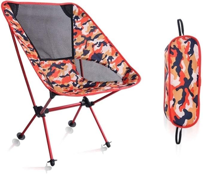 Outdoor Folding Chair Picnic Camping Portable Camouflage OxforOutdoor Lounge for Beach Hiking Fishing Lightweight and Durable Chairs