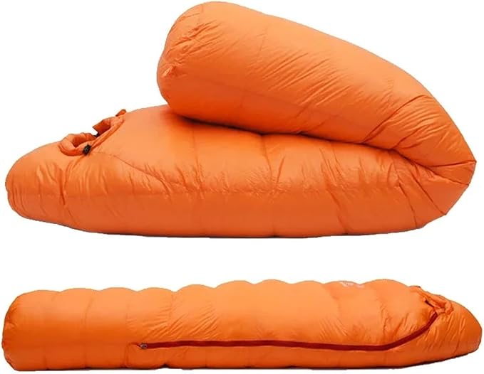Goose Down Thickened Sleeping Bag – Thermal for Very Cold Winter Camping